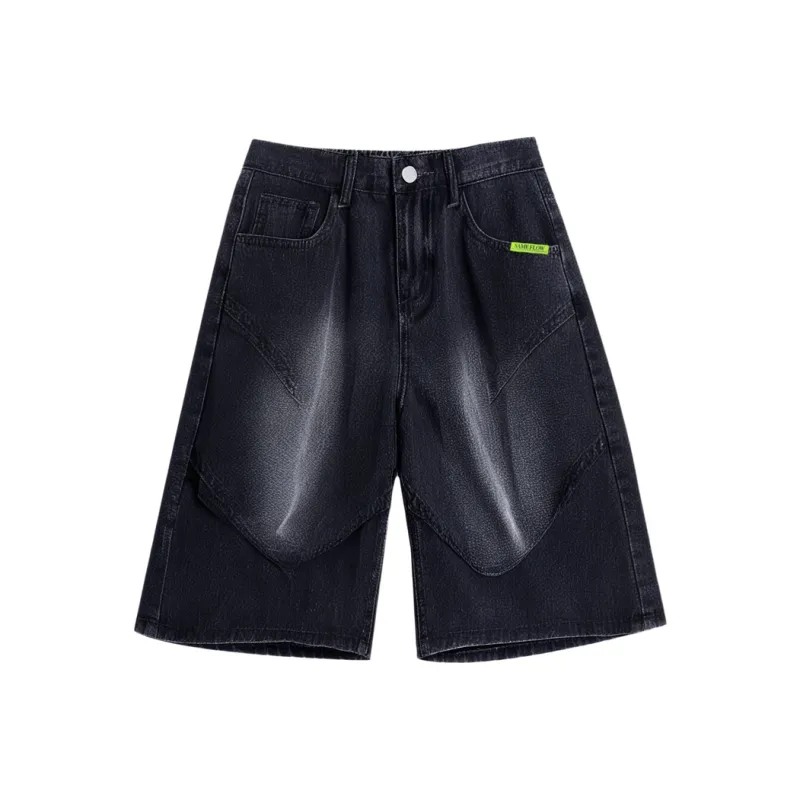 SAME FLOW Denim Shorts Unisex-2