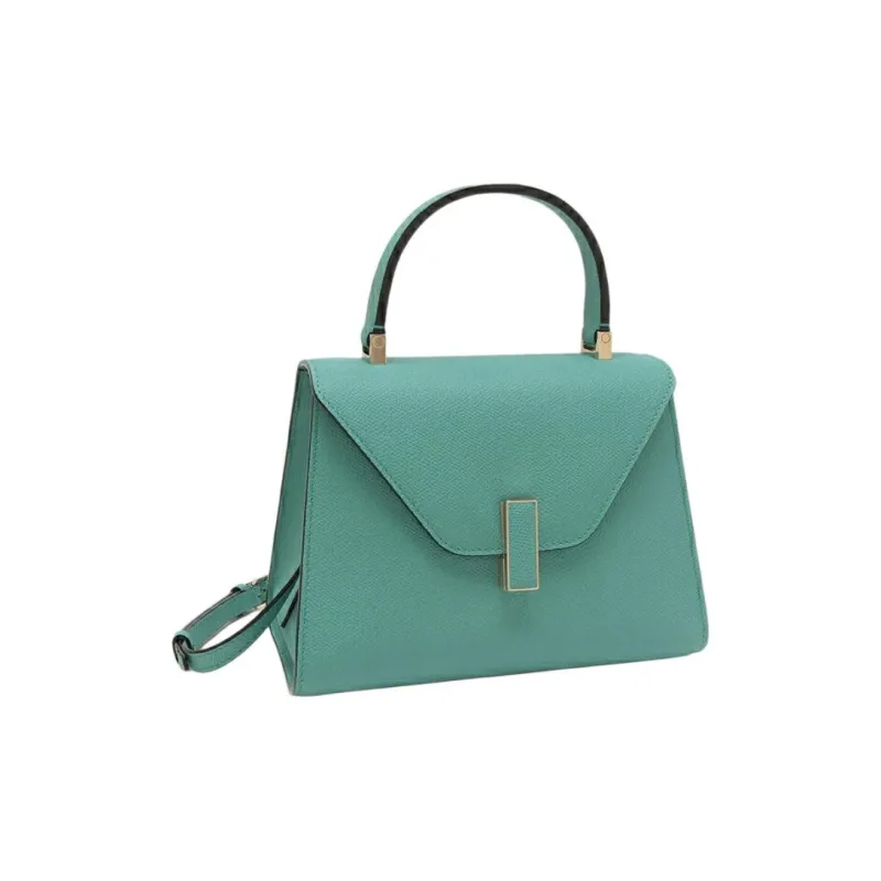Valextra Iside Calfskin Shoulder Bag, Crossbody Bag, Handbag Mini Women's Lake Green-1