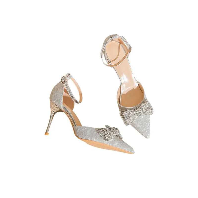 MABEL&CO High Heels Women's Silver-2