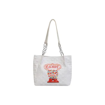 Kewuku Canvas Bag, Tote Bag, Shoulder Bag Women's Red/Blue
