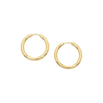 TOM WOOD 925 Sterling Silver Earrings Women's Gold