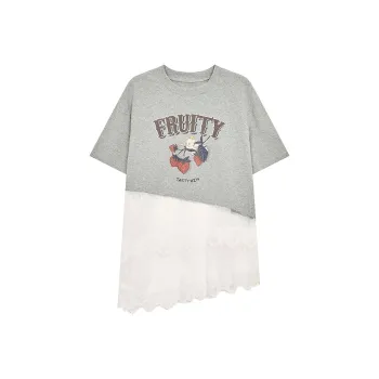 ELF SACK Drop Shoulder Sleeve T Shirt Women's