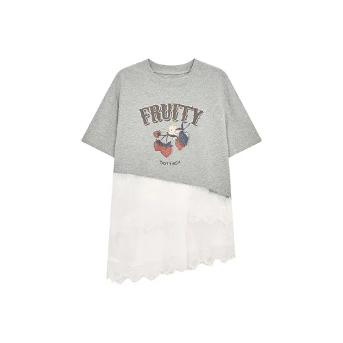 ELF SACK Drop Shoulder Sleeve T Shirt Women's