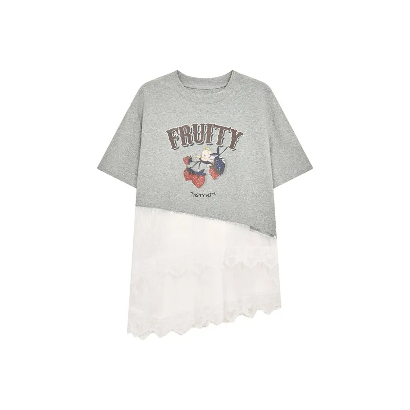 ELF SACK Drop Shoulder Sleeve T Shirt Women's-0