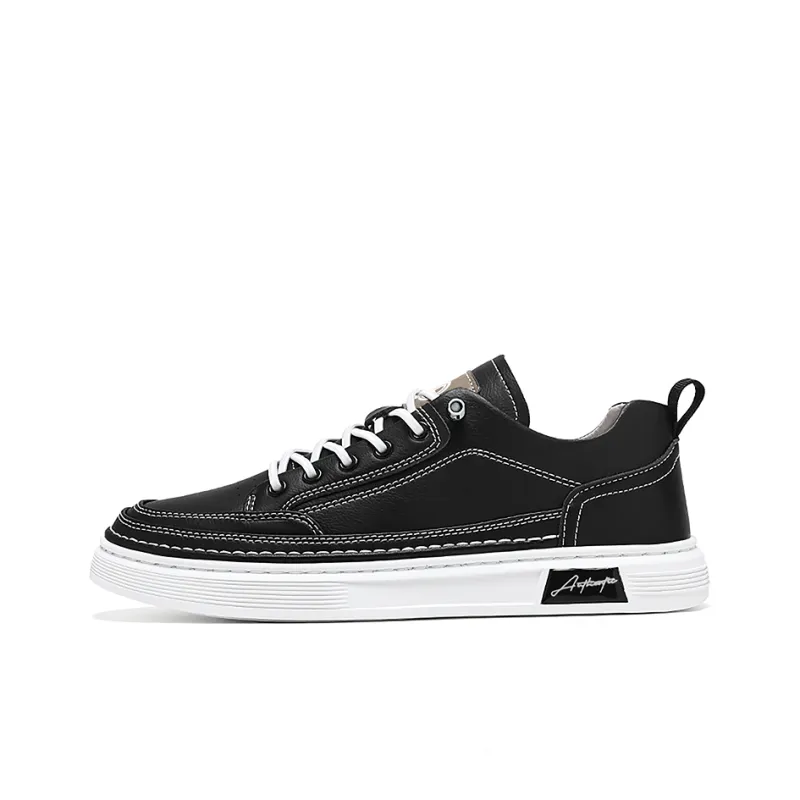 Yi Jiabao Slip Resistant Abrasion Resistant Shock Absorbers Low Top Skateboard Shoes Men's-0