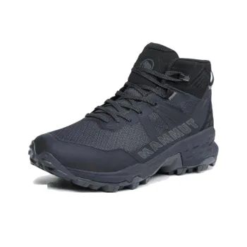 MAMMUT Sertig II Anti Slip Wear Resistant Mid Top Hiking Shoes Men's Black