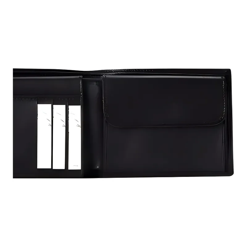 LONGCHAMP Baxi Cow Leather Wallet Men's Black-3