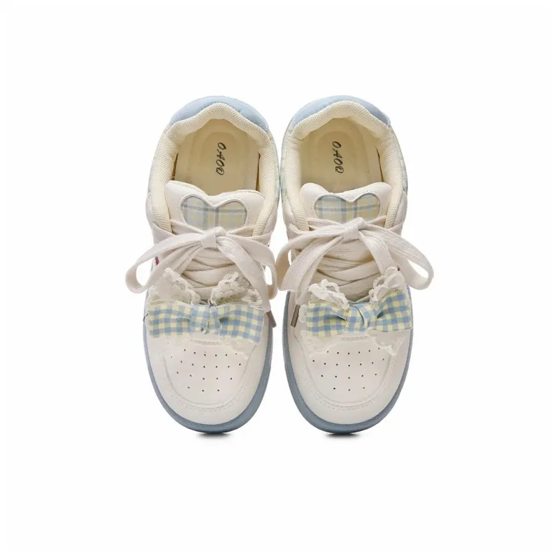 OAOQ Cushioning, Abrasion Resistant, Lightweight, And Breathable Low Top Skateboard Shoes Women's-16