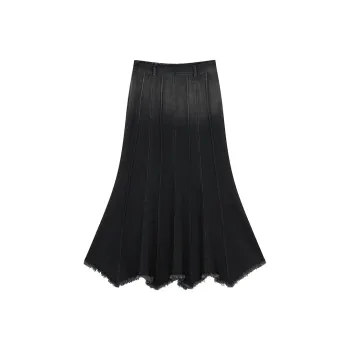 ELF SACK Denim Long Skirt Women's