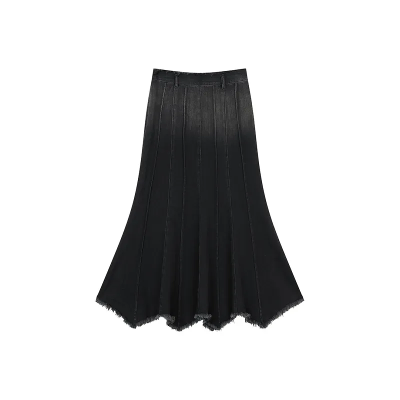 ELF SACK Denim Long Skirt Women's-0