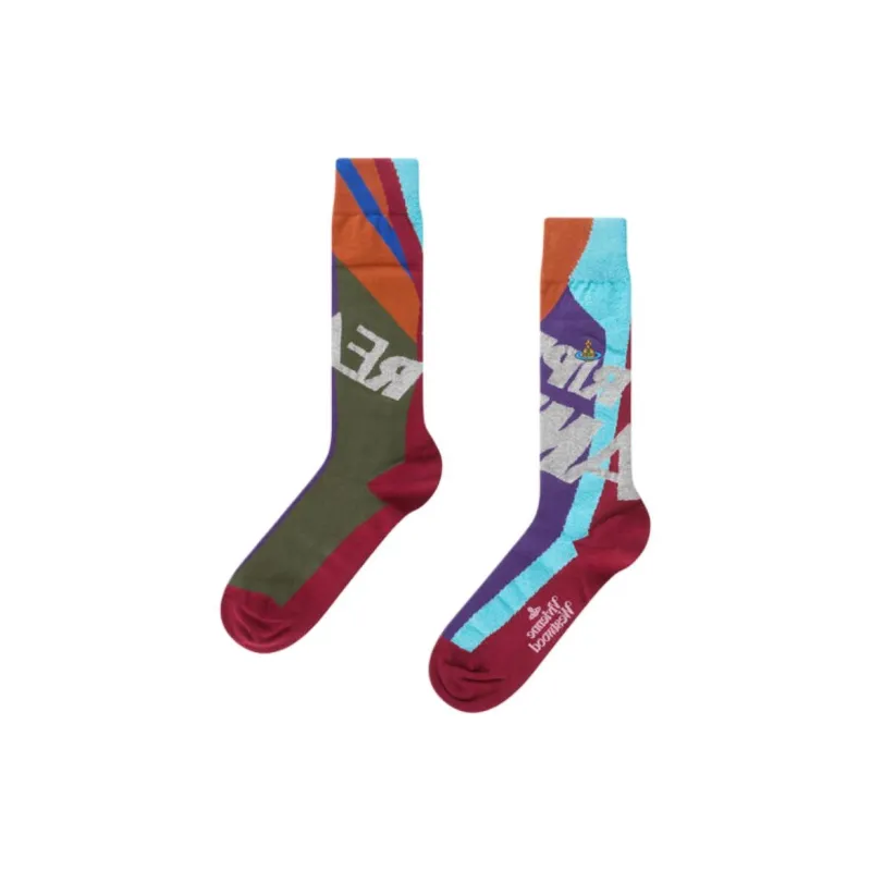 Vivienne Westwood Mid Calf Socks Women's 1 Pack Multicolor-0