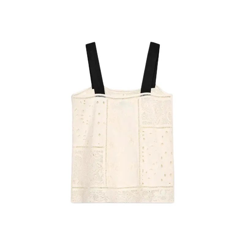 ZARA Tank Tops Women's White-1