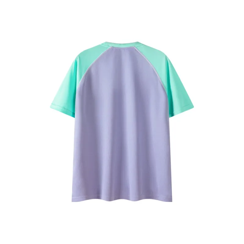 P.R IND Badminton Jersey Unisex Gradient Tee Style Square Candy-1