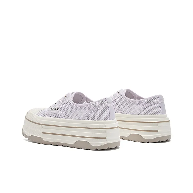 DAPHNE Anti Slip Wear Resistant Low Top Skateboard Shoes Women's-8