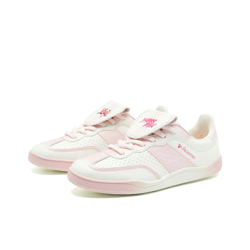 PINK PANTHER x QIAODAN Balanced Lightweight Low Top Skateboard Shoes Women's Light Jade Pink-2