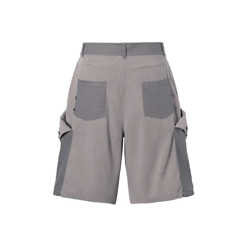 ROCAWEAR Casual Shorts Unisex Silver Gray-1