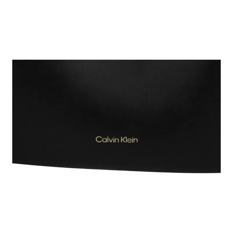 CALVIN KLEIN Synthetic Material Basket Bag Handbag Medium Size Women's Space Black-5