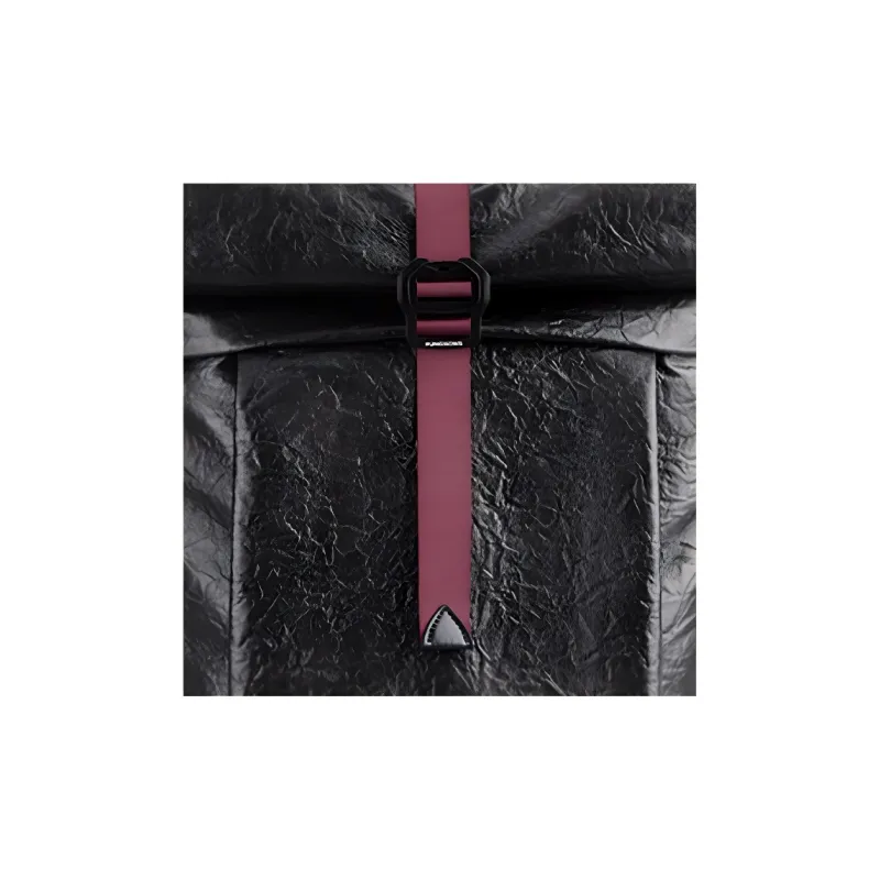 KINGSONS Polyester Backpack Regular Unisex Black-4