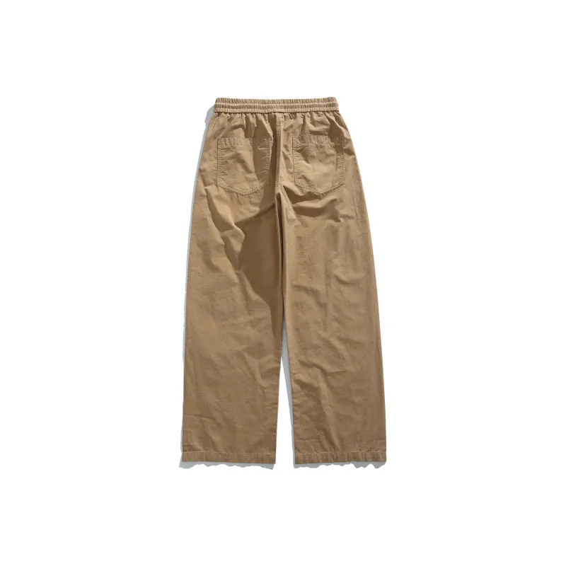 WOOD SOON Japanese Style Versatile Trendy Brand 100% Cotton Cargo Pants Unisex-16