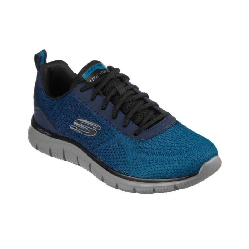 Skechers Wide Fit Low Top Training Shoes Men's Marine Blue-1