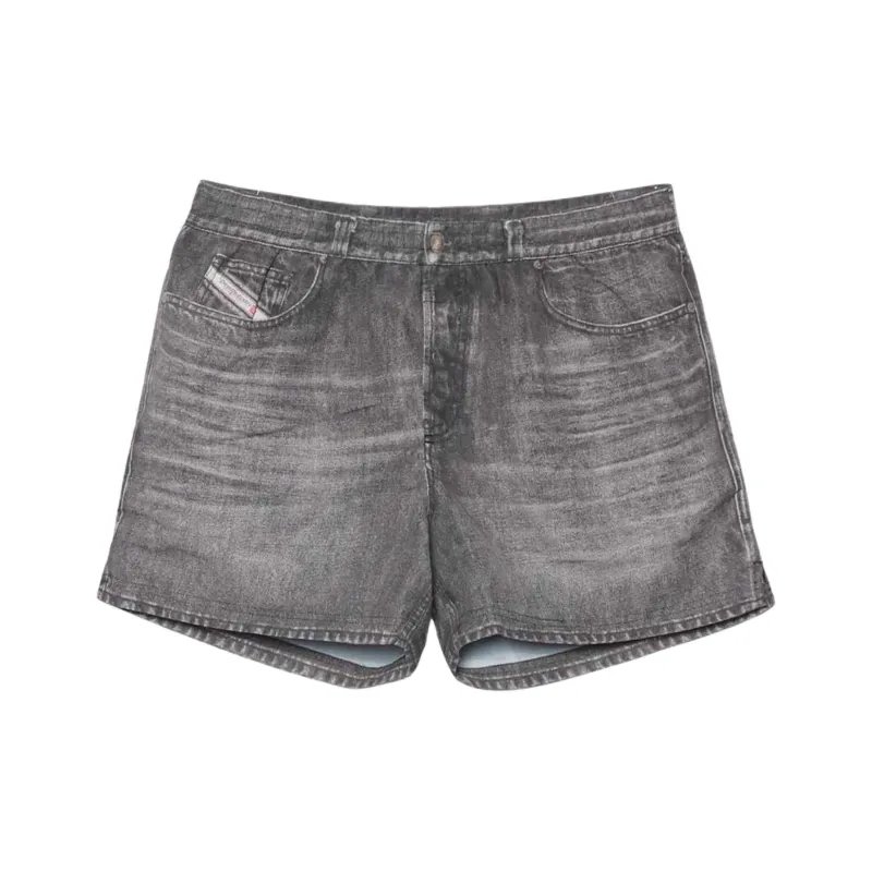DIESEL Bmbx-Ken-37 Denim Printed Swim Shorts-0