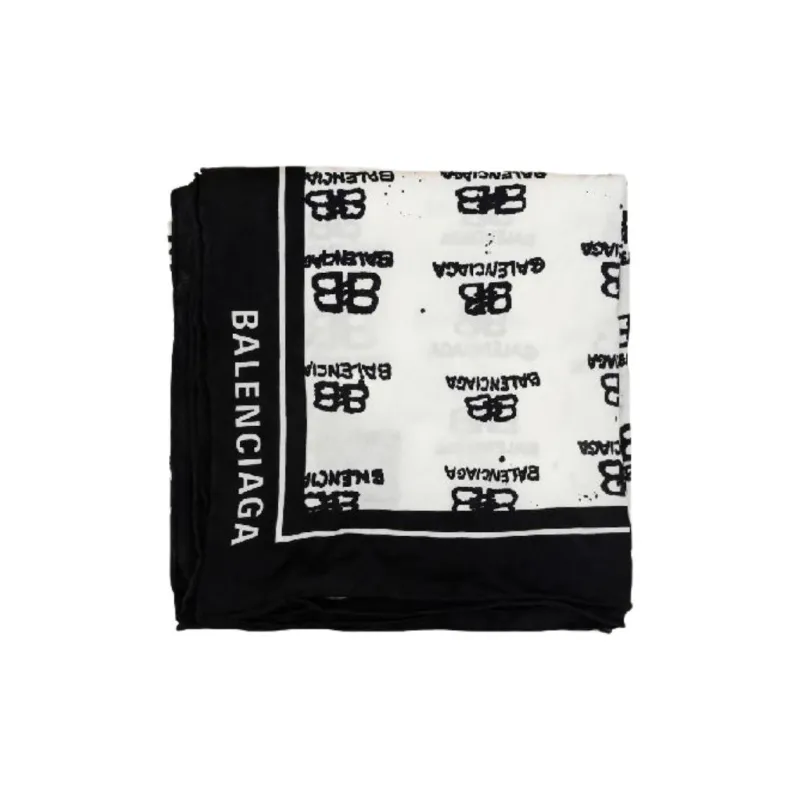 Balenciaga Silk Scarves Women's White-0