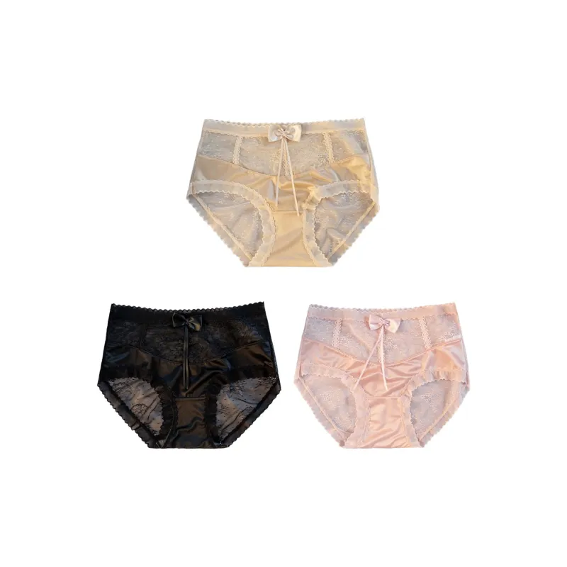 Flowers In Water Underpants Women's 3 Pack-0