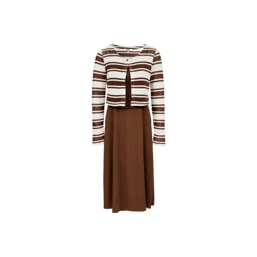 ONLY Two Piece Skirt Sets Women's E10 Deep Radiant Brown