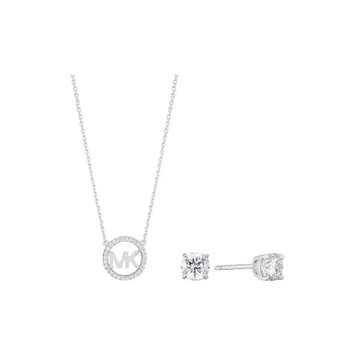 MICHAEL KORS Necklace/Stud Earrings Women's Silver