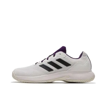 Adidas GAMECOURT 2 Breathable And Lightweight Low Top Tennis Shoes Men's White