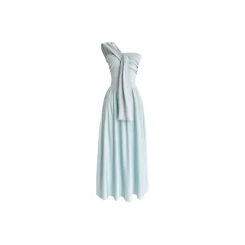 YGPRW Sleeveless Dresses Women's Gray Blue