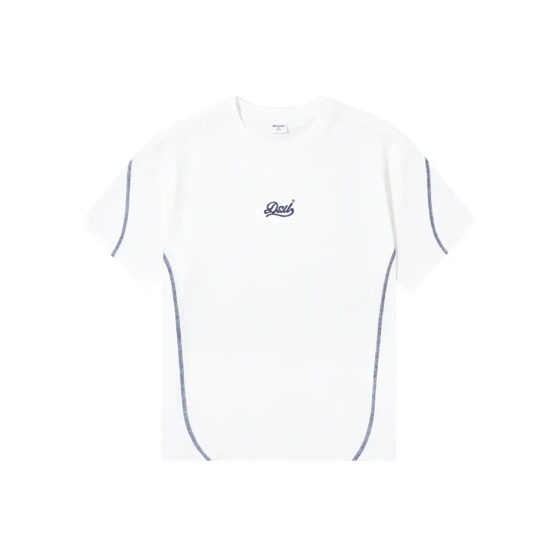 DESSUU Drop Shoulder Sleeve T Shirt Women's-0