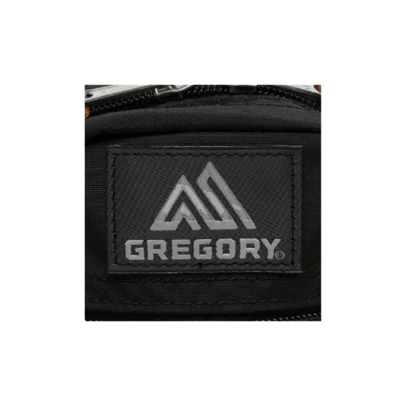 GREGORY Nylon Shoulder Bag, Crossbody Bag Trumpets Unisex Black-5