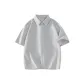 [Ice Silk Sun Protection Shirt]Space Gray (Ho Color Block Mountain Chest Logo)