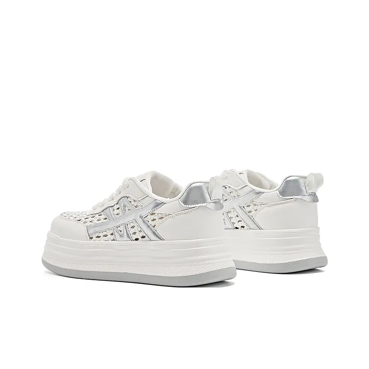 DAPHNE Anti Slip Wear Resistant Low Top Skateboard Shoes Women's-8
