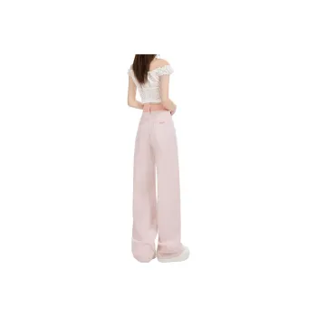 Concubine Zhu Jeans Women's Cherry Blossom Pink