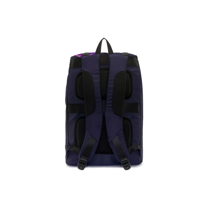 Kappa Polyester Backpack Unisex Blue Starry Sky & Purple Orchid & Red Flame-2