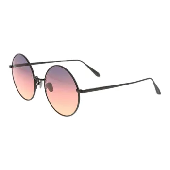 Linda Farrow Round Sunglasses Men's Black