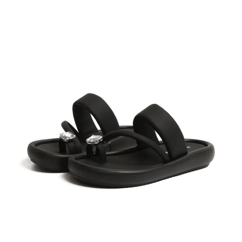 NUNZ Rubber Sole Odor Resistant Slide Slippers Women's-14