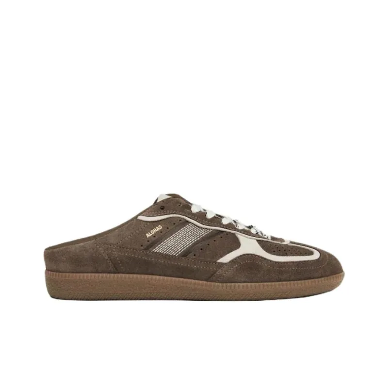 ALOHAS Closed Toe Slippers Women's Taupe-1