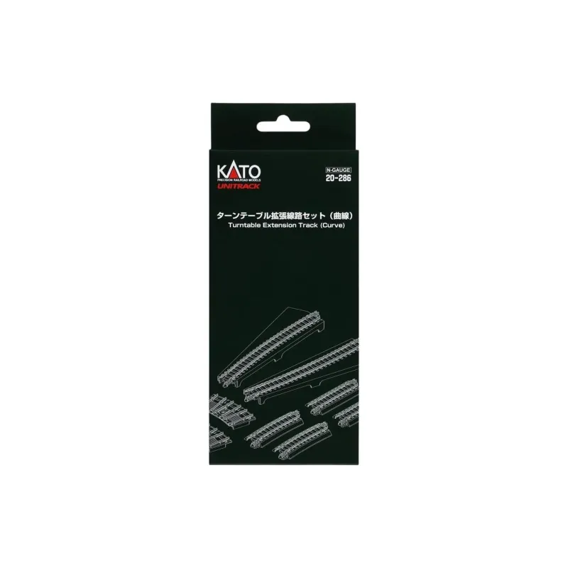 KATO N Gauge Turntable Extension Track Set With 20 286 Rail Accessories Model Accessories-1