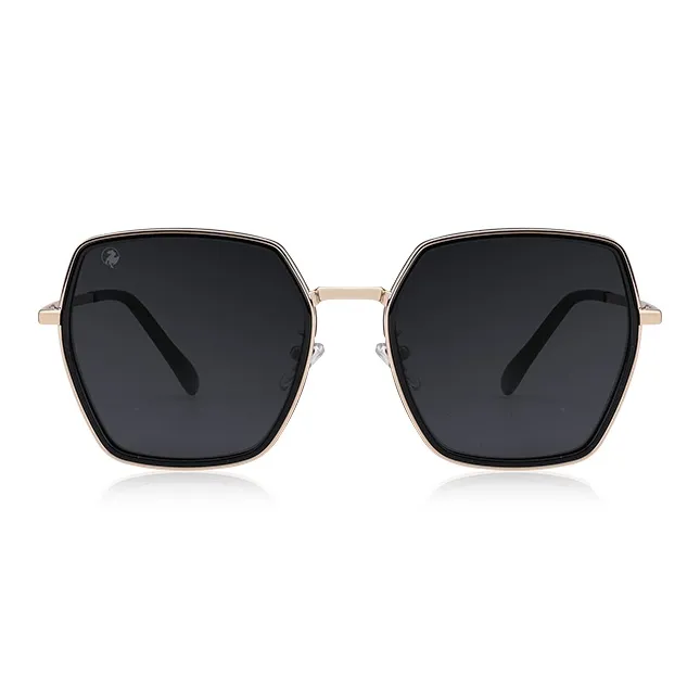 VEGOOS TR/Memory Plastic Metal Irregular Shape Sunglasses Women's-7