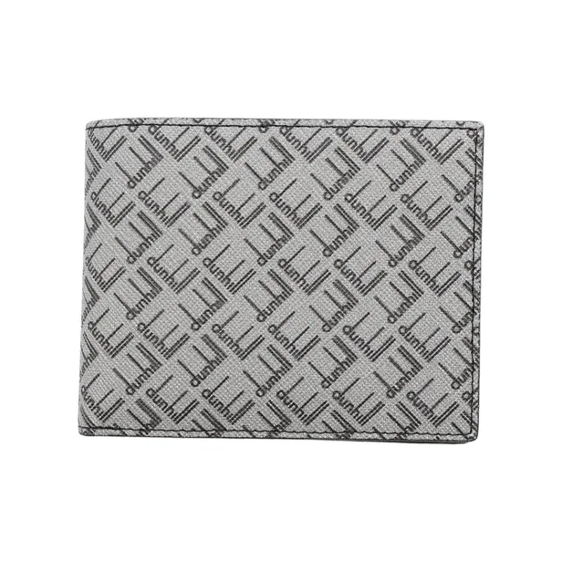 Dunhill Coated Canvas Wallet Men's Granite Gray-0