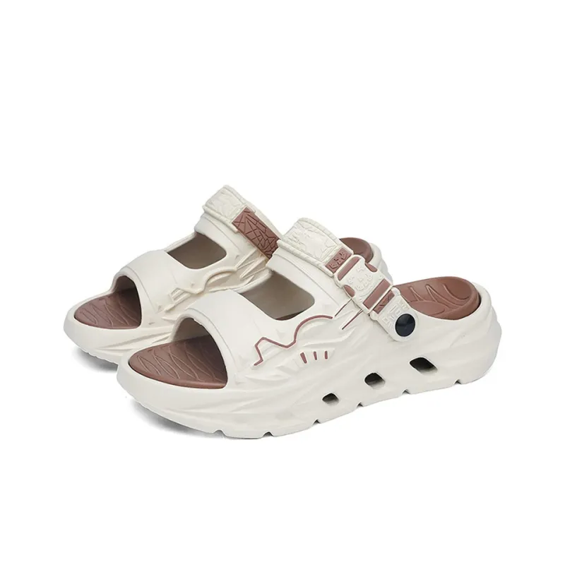 HACKBUTEER Beach Sandals Men Gray/Green/Beige/Brown/Black/Purple-11