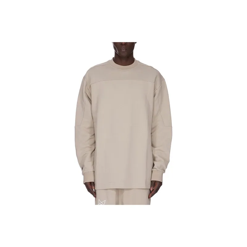 Champion X RICK OWENS Champion Co branded Edition Sweatshirts Men Beige-0