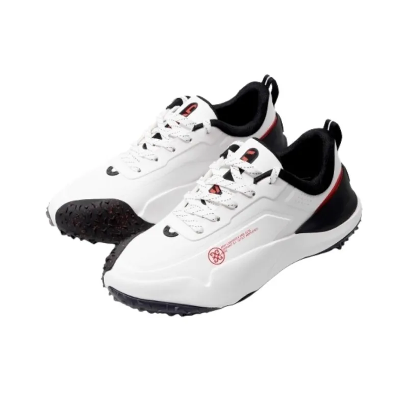 GFORE Slip Resistant, Abrasion Resistant, Waterproof Low Top Golf Shoes Men's Black White-2