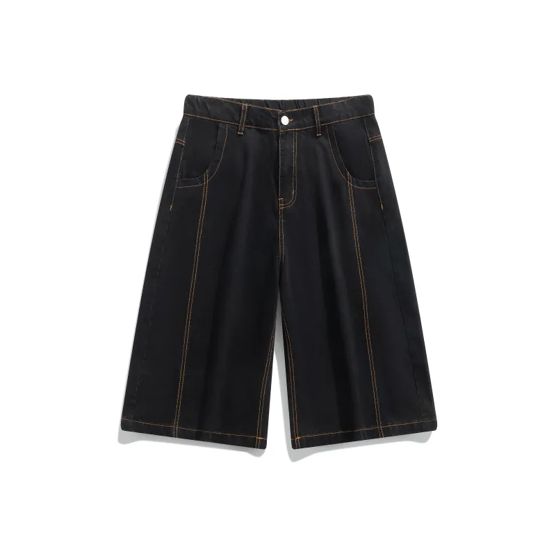 My Name Is MT Denim Shorts Unisex-0