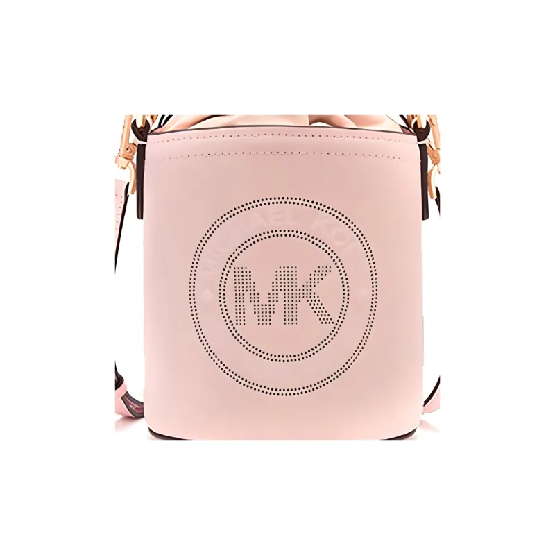 MICHAEL KORS Aidy Cow Leather Bucket Bag Handbag Shoulder Bag Crossbody Bag Small Size Women's Soft Pink-3