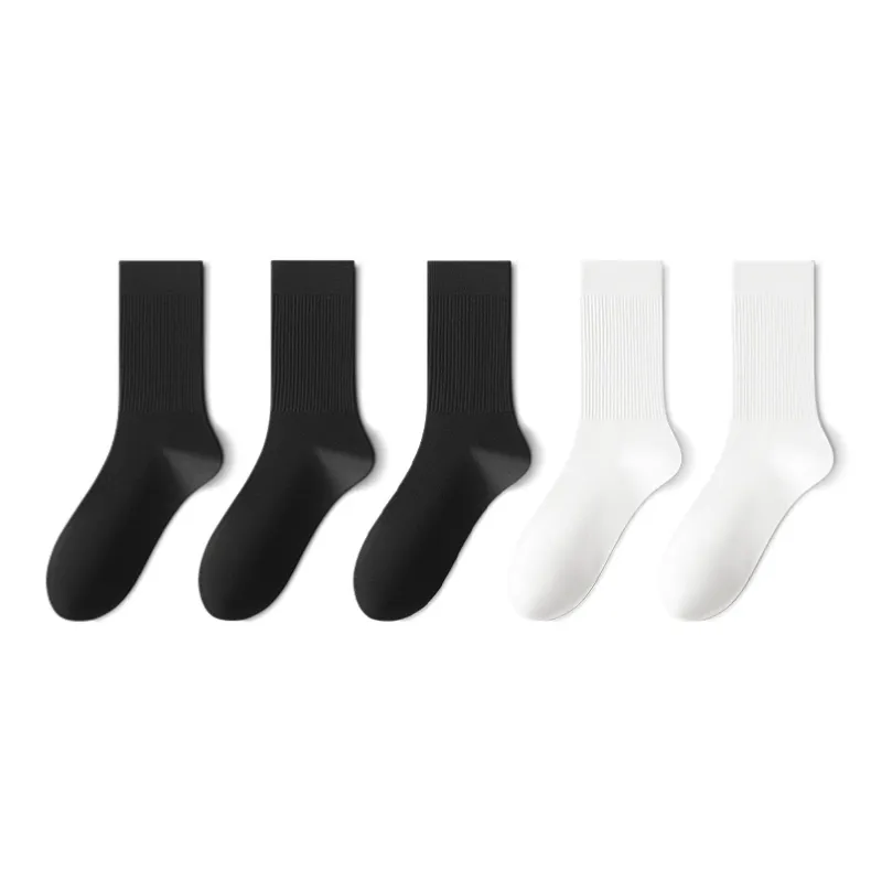 LUOLIAN Mid Calf Socks Women's 5 Pack-0