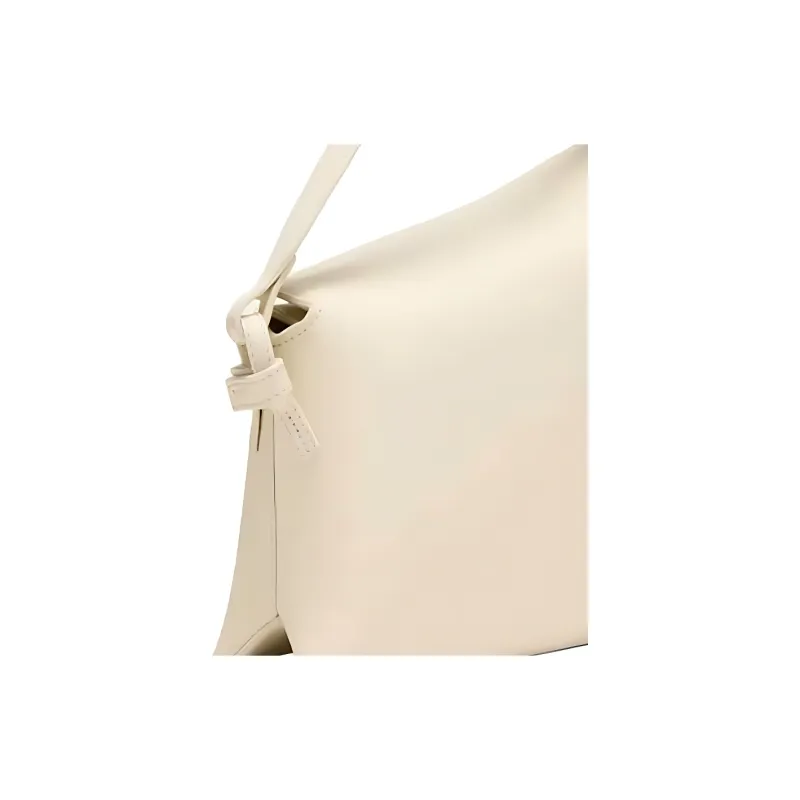 AESTHER EKME Leather Handbag Mini Women's Cream-3